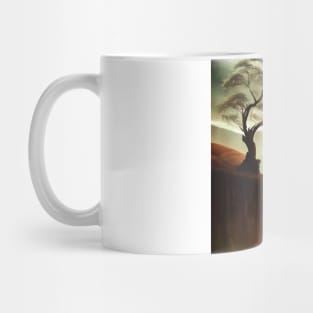 Desert trees landscape Mug